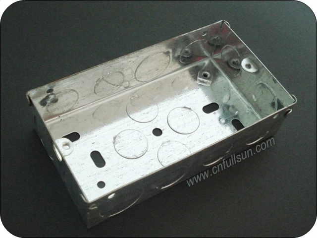 JH GIB 006K metal electrical box metal knock out box metal switch box