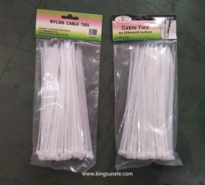Attaches de câble en nylon autobloquantes