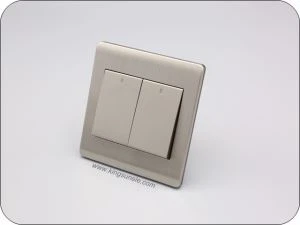 Interrupteur 2 Gangs Avec Lumière